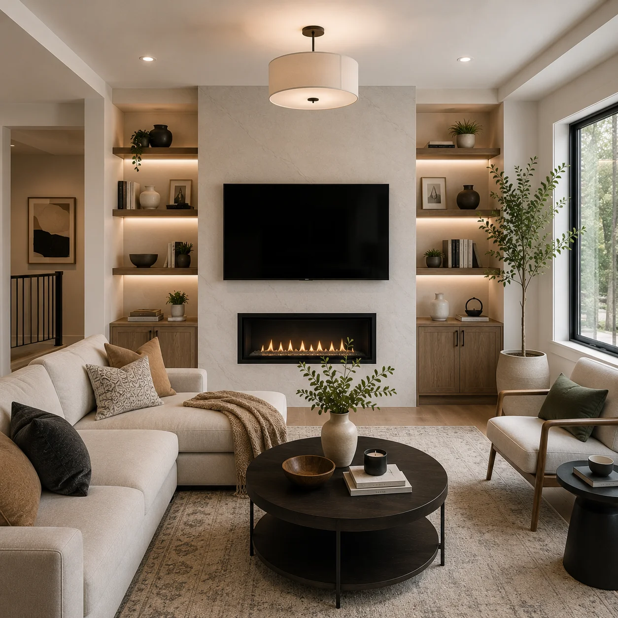 Modern home interior renovated by Art Style Construction