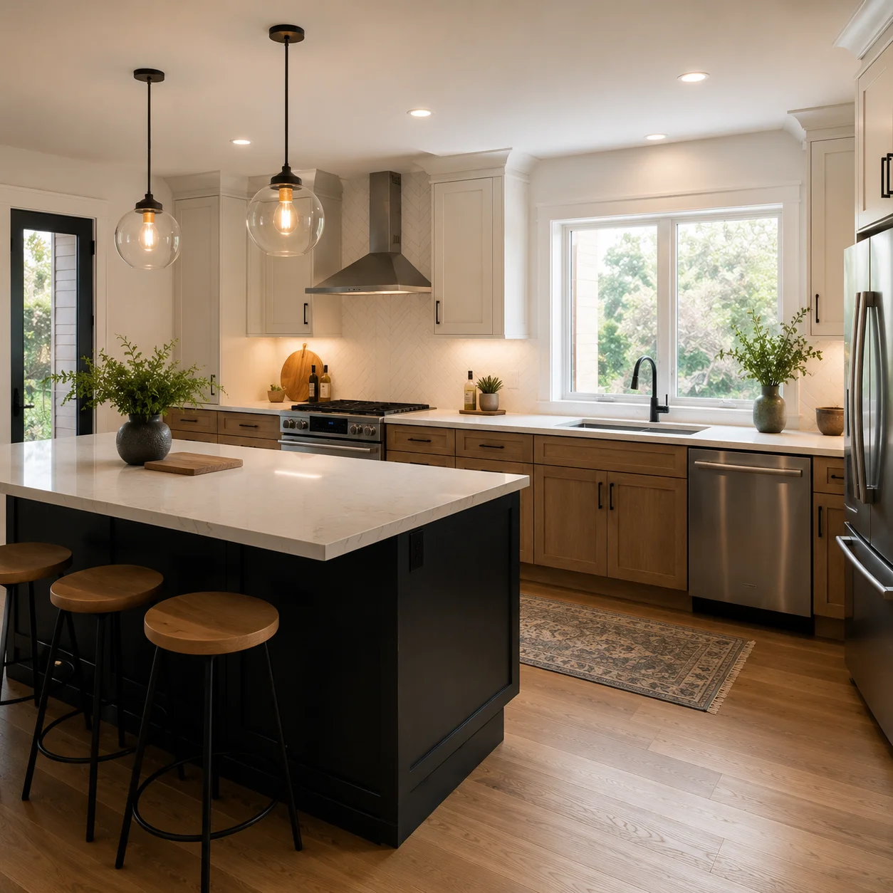 Custom kitchen remodeling project