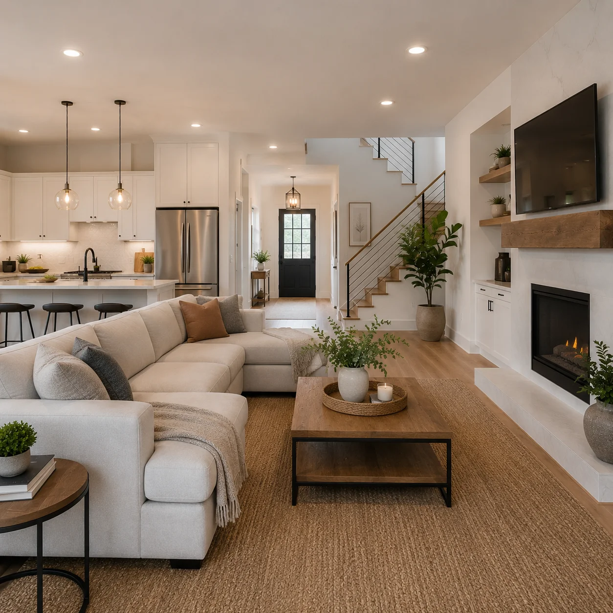 Residential home remodeling project
